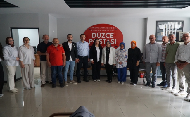 AK Parti il teşkilatından Düzce Postası’na ziyaret
