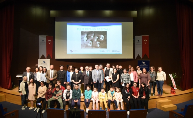 Düzce Üniversitesi’nden Flüt-Piyano Resitali ile Sanat Dolu İlkbahar Akşamı