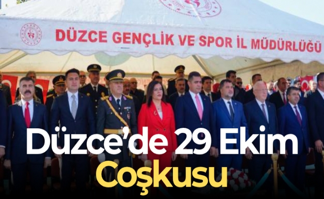 Düzce’de 29 Ekim Coşkusu