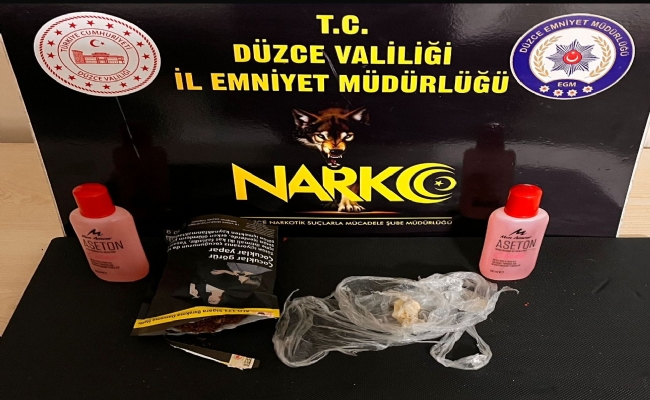 Düzce'de uyuşturucu operasyonu: 1 kişi tutuklandı