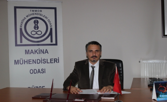   TMMOB MAKİNA MÜHENDİSLERİ ODASI DÜZCE YÖNETİM KURULU BAŞKANI BÜLENT DEVRİM EKER’İN BASIN AÇIKLAMASIDIR.